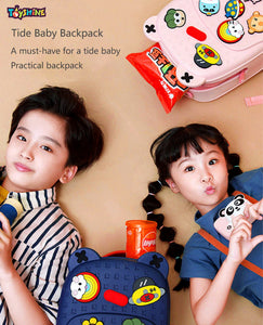 Toyshine 13" Ultralight EVA Cute Kids Toddler Waterproof Kawaii Backpack Plush Toy Cartoon Children Bag for 3~8 Years - Pink
