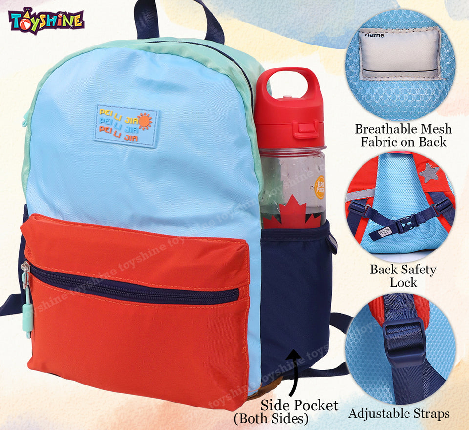 Toyshine High School Backpacks for Teen Girls Boys, Cute Book Bags for kids - BLUE