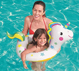 Toyshine 29'' Unicorn Pool Rings, Baby Pool, Swimming Rings for Kids, Inflatable Tubes, Summer Fun Water Toys for Kids, Party Fun, Beach Outdoor Party Supplies