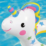 Toyshine 29'' Unicorn Pool Rings, Baby Pool, Swimming Rings for Kids, Inflatable Tubes, Summer Fun Water Toys for Kids, Party Fun, Beach Outdoor Party Supplies