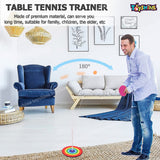 Toyshine Table Tennis Ping Pong Trainer Set with 2 Bats, 2 Balls and 1 Stand for Kids Fun
