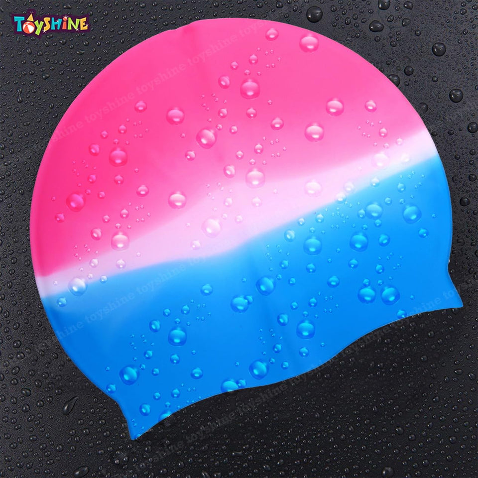 Toyshine Swimming Combo Kit for kids- 1 pc swim cap, 1 Anti Fog Goggles with ear plugs (Pink Combo)