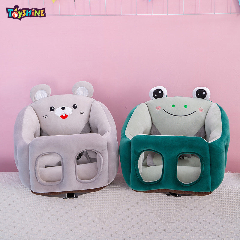 Toyshine Sofa Seat Cartoon Infant Sofa Cute Learning Sitting Chairs - Green