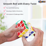 Toyshine 3x3 Stickerless Cube for Kids & Adults Stress Buster Puzzle Cube (Multicolor)