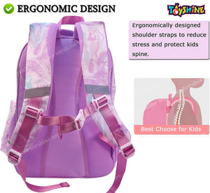 Toyshine Cute School College Backpacks for Teen Girls Lightweight Bag- Purple