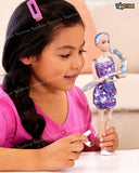 Toyshine Alia Doll with Braided Hair Sequin Dress Strappy Heels Great Gift for Ages 3 Years Old & Up, Multi Color