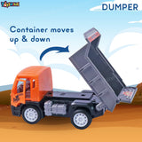 Toyshine Pack of 2 Pullback City Builder Construction Truck Vehicles Dumper and Cement Mixer Truck Toy Moveable Parts Non -Toxic for 3+ Years - Model C