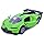 Toyshine 1:32 Scale Die Cast Racing Model Vehicle Toy Car with Pull Back Function Along with Opening Door Feature for Kids Boy Girl 3+, Green