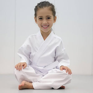 Toyshine Martial Arts Karate Uniform 28no for (6 to 8 Yrs) with White Belt