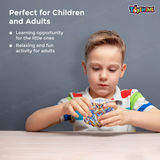 Toyshine Magic Cube Shape Shifting Puzzle Box | Magnetic Puzzle Fun Cube Hand Flip Variety Toy Transforms Into Over 70+ Shapes for Kids & Adults