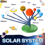 Toyshine My Working Solar System Assemble Paint and Learn DIY Planetarium Model Activity Kit STEM Educational Learning Creative Fun Cum Indoor Game for Boys and Girls 8+