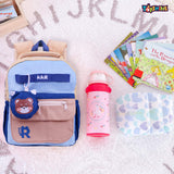 Toyshine 11" Cute Bear Design Kindergarten Backpack for Kids Girls Boys Toddler Backpack Preschool Nursery Travel Bag Picnic Bag, Mini Size - Multi Model B