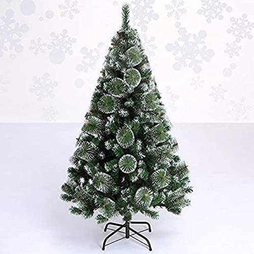 Toyshine 4 Feet Snow Pine Christmas Tree Celebration Decoration Indoor Outdoor X-mas Santa Claus Tree Heavy with Metal Base