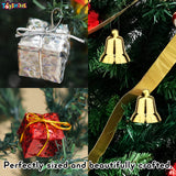 Toyshine 25 Pc Festive Xmas Tree Decorations Christmas Ornaments Hanging Accessories Combo Pack for Home School Office - Eco Small