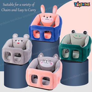 Toyshine Sofa Seat Cartoon Infant Sofa Cute Learning Sitting Chairs - Pink