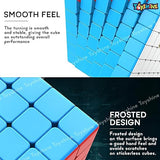 Toyshine 6X6X6 Stickerless Smooth Play Speed Cube Speedy Stress Buster Brainstorming Puzzle for Kids & Adults