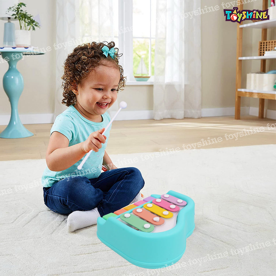 Toyshine Combo Pack of 3 Toys | Drop Roll Tower, Wooden Abacus, Xylophone
