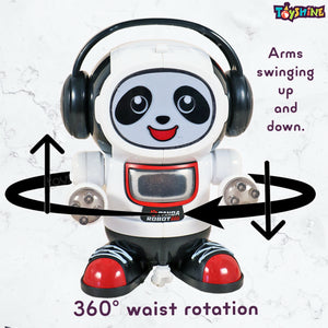 Toyshine Cute Dancing Panda Robot Electronic Pet Cartoon Animal Doll with Lights Music Children Interactive Toy