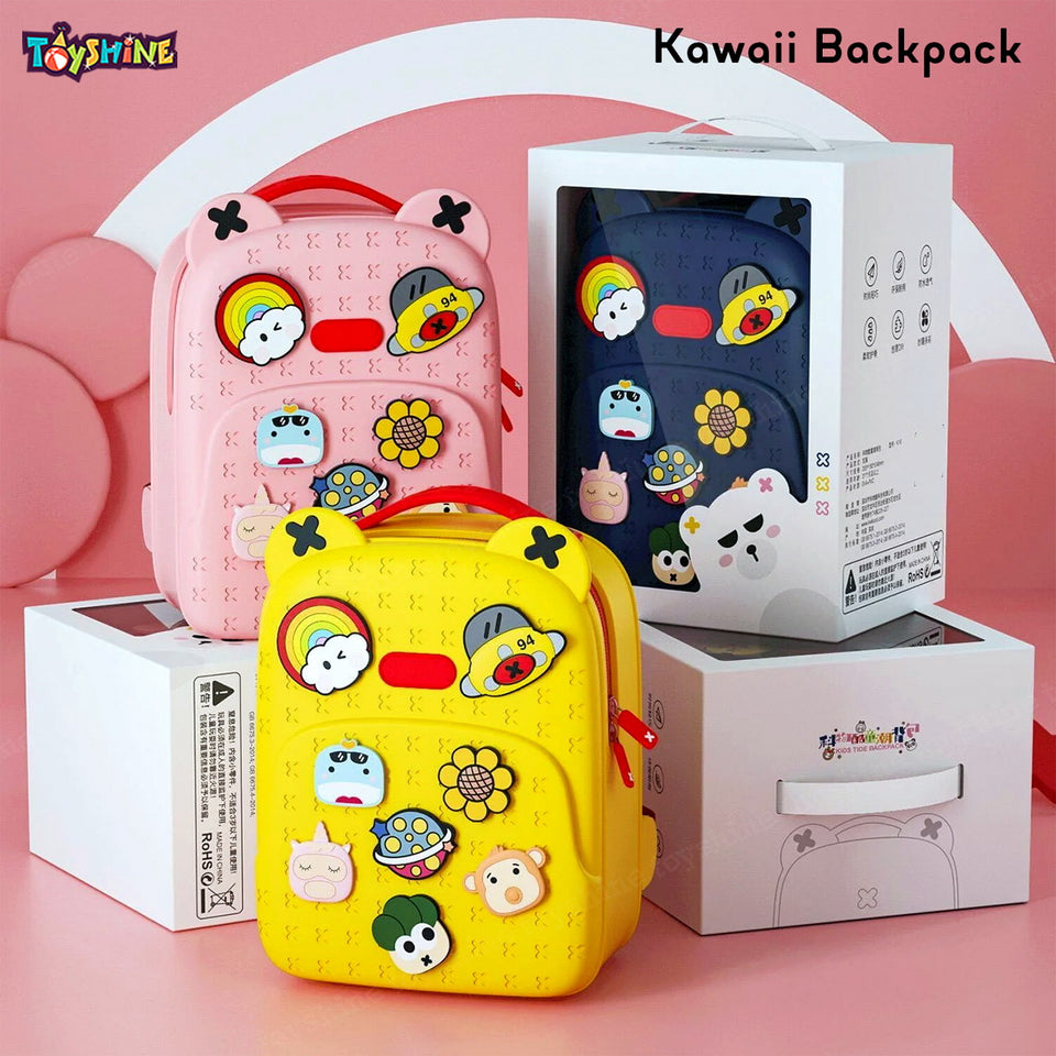 Toyshine 13 Ultralight EVA Cute Kids Toddler Waterproof Kawaii Backpa