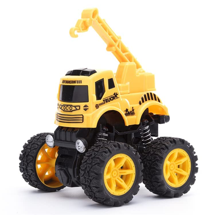 Toyshine Pack of Rocky Construction Cars Toy Push and Go Play Set Fr