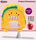 Toyshine My Dear Dino Backpacks for Kids Girls Boys Cute Dinosaurs Dino Toddler Backpack Preschool Nursery Travel Bag - Mini Size - Yellow