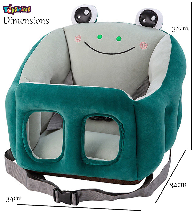 Toyshine Sofa Seat Cartoon Infant Sofa Cute Learning Sitting Chairs - Green