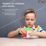 Toyshine 6X6X6 Stickerless Smooth Play Speed Cube Speedy Stress Buster Brainstorming Puzzle for Kids & Adults