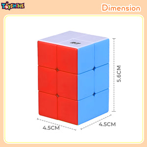 Toyshine 2x2x3 Stickerless Smooth Play Speed Cube Speedy Stress Buster Brainstorming Puzzle for Kids & Adults