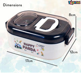 Spanker Panda Lunch Box Thermal Stainless Steel 1000 ML Insulation Brunch Munch Box Tableware Set Portable Lunch Containers for Kid Adult Student Children Keep Food