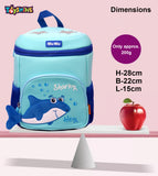 Toyshine Sharky Backpacks for Kids Girls Boys Cute Toddler Backpack Preschool Nursery Travel Bag