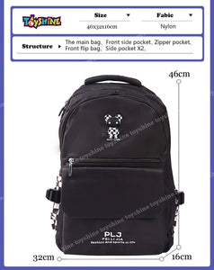 Toyshine Sports Fashion High School College Backpacks for Teen Girls Boys Lightweight Bag-Black