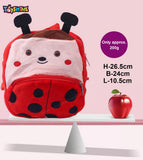 Toyshine Cute Kids Toddler Backpack Plush Toy Ladybug Cartoon Children Bag for 2~5 Years Baby