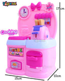 Toyshine Cooking Kitchen Toy Set, Battery Operated Play Set with Music and Lights