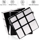Toyshine 3x3x3 Silver Mirror Magic Speed Cube Speedy Stress Buster Brainstorming Puzzle for Kids & Adults