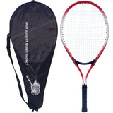 Toyshine Adult Tennis Racket, Super Light Weight Tennis Racquets Shock-Proof and Throw-Proof,Include Tennis Bag Tennis Overgrip- M4 Red