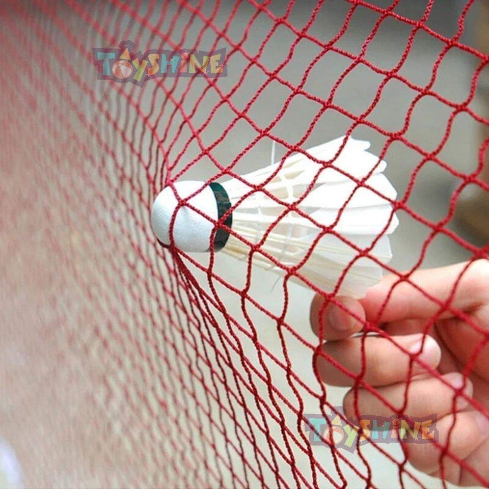 Toyshine Badminton Tournament Net for Indoor and Outdoor Sports Garden Schoolyard Backyard (20 FT x 2.5 FT) Synthetic (SSTP)