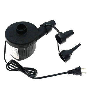 Toyshine Electric Air Pump Portable Quick-Fill Air Pump with 3 Nozzles, 110V AC/12V DC Inflator Deflator Pump