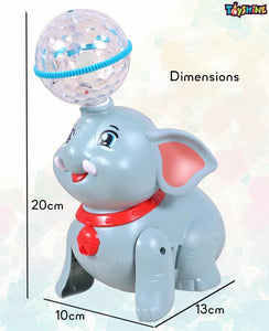 Toyshine Dancing Elephant with Music Flashing Lights - Model B