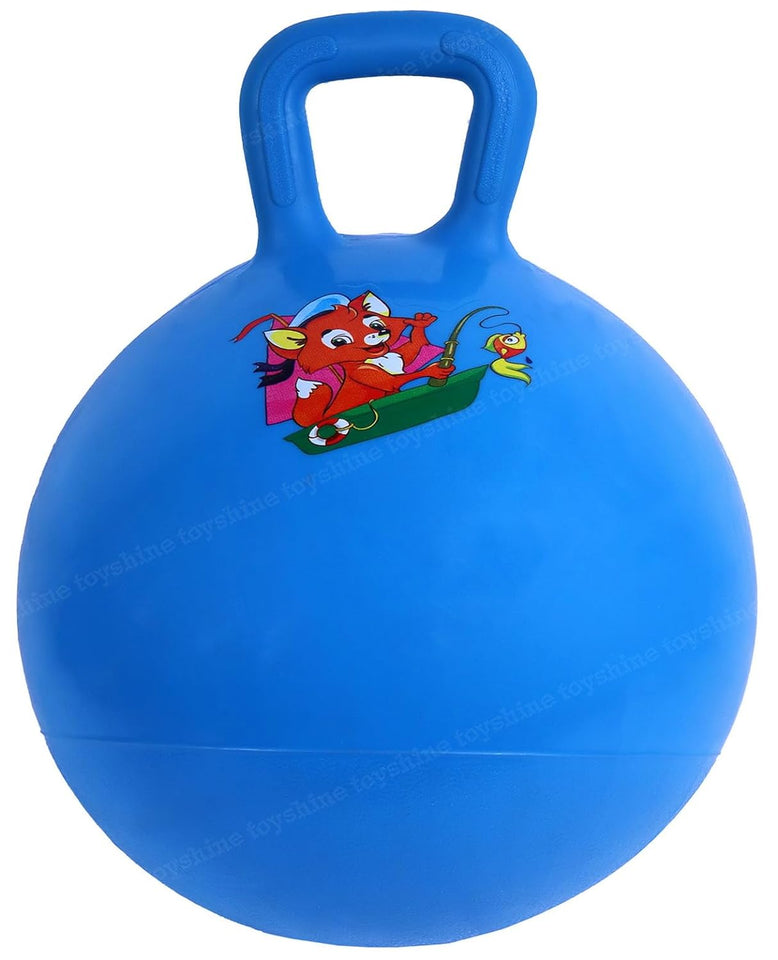 Toyshine 45 cm Inflatable Hopping Balls|Jumping Therapy Balls for kids with Handle