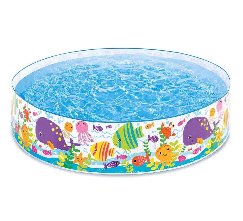Toyshine 6 Feet Snapset Kids Pool bath Pool Tub, Summer Water Fun bathing Tub Toy for Kids - 6 Feet x 1.3 Feet