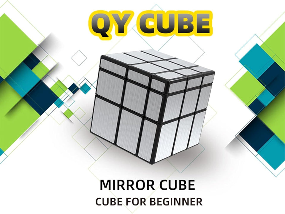 Toyshine 3x3x3 Silver Mirror Magic Speed Cube Speedy Stress Buster Brainstorming Puzzle for Kids & Adults