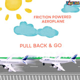 Toyshine Kids Play Vehicles Pull Back Airplane Toys for 3 4 5 6 Year Old Boys Girls-Multicolor