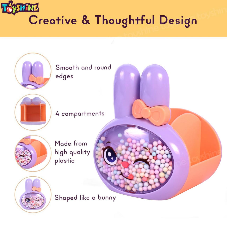 Toyshine Bunny Buddy Design Pen or Pencil Holder Kids Pen Holders Stationer