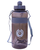 Spanker Sports Water Bottle 1.5 L / 55 OZ Half Gallon Carry Handle Big Water Jug For Sport | Ecofriendly, Plastic, Leakproof- Black