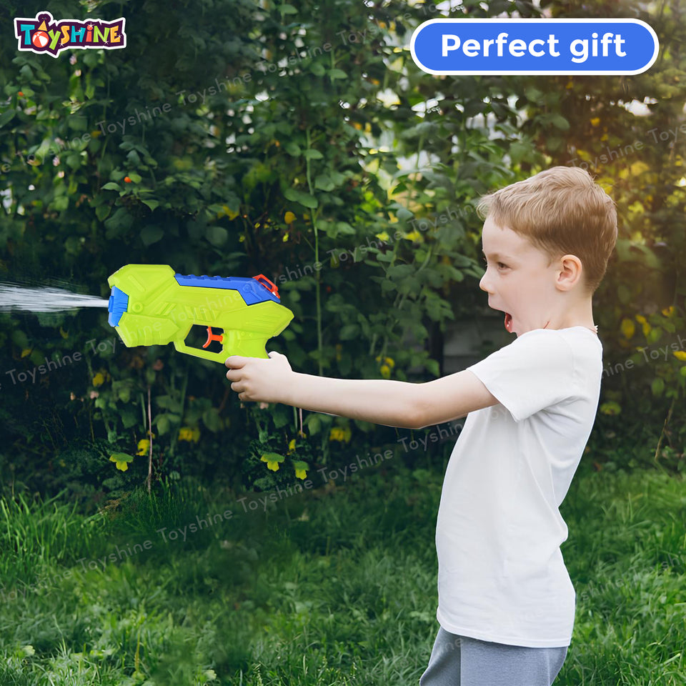 Toyshine Handheld Children Beach Outdoor Swimming Pool Party Squirt Holi Water Toy Gun for Girls Boys Kids 3+, Green