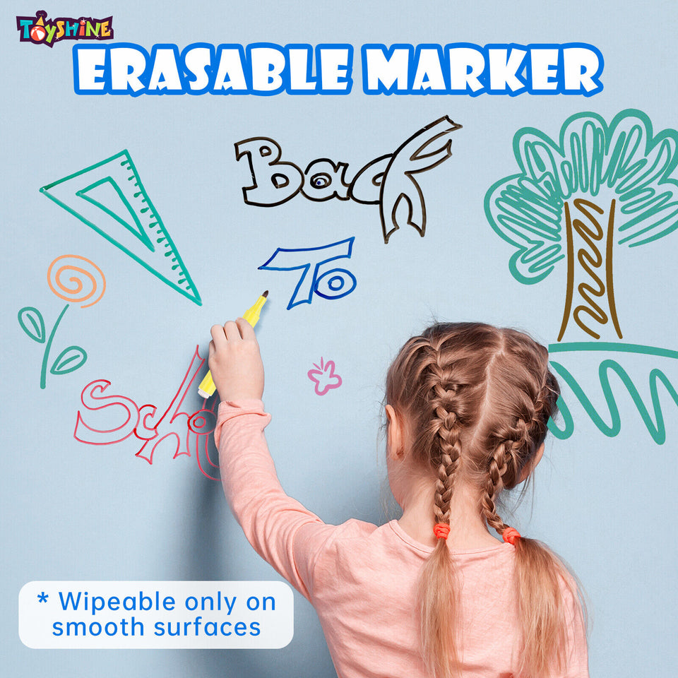 Toyshine Combo Pack of 10 Set Making Magic Doodle Water Erasable Markers Floating Pens Floating Ink Pen Set | Birthday Party Return Gift Party Favor for Kids Boys Girls