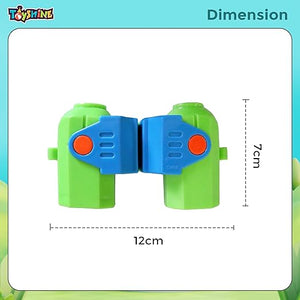 Toyshine Compact Kids Binoculars with Neck String 12 x 3.5 x 6 cm for 3-12 Year Boys Girls High-Resolution for Bird Watching, Camping, Exploration, Hiking, Hunting, Sports Events and Safari Park