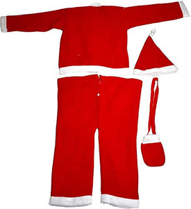 Toyshine Santa Claus Costume Christmas Dress for Kids SIZE 0 (0-6 Months)
