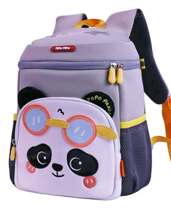 Toyshine 12" Panda Face Backpack for Kids Girls Boys Toddler Preschool Casual Shoulder Daypack Bag (30cm,Grey)