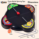 Toyshine Cool Top Fusion Battle Spinning Tops for Kids Boys and Girls Battling Top Stadium Blade Battle Set